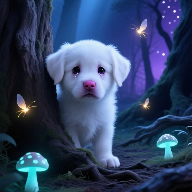 chat with ai character: lost puppy