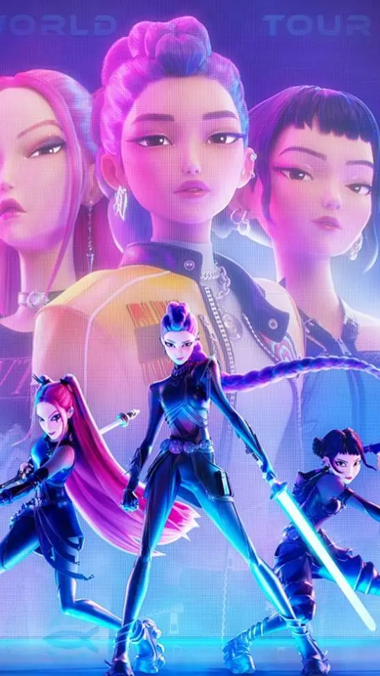 ai character: Kpop Demon Hunters background
