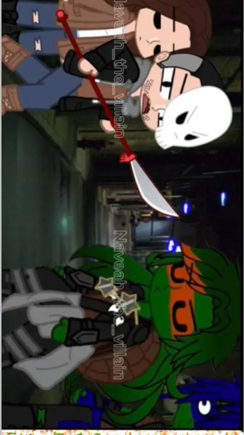 ai character: TMNT BAYVERSE  background