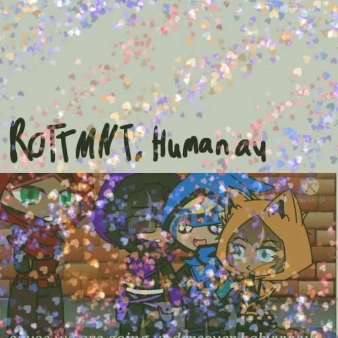 chat with ai character: ROTTMNT; HUMAN AU