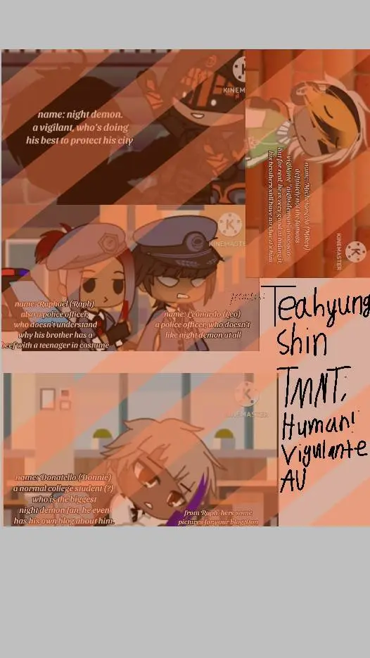 ai character: TMNT! VIGILANTE AU background