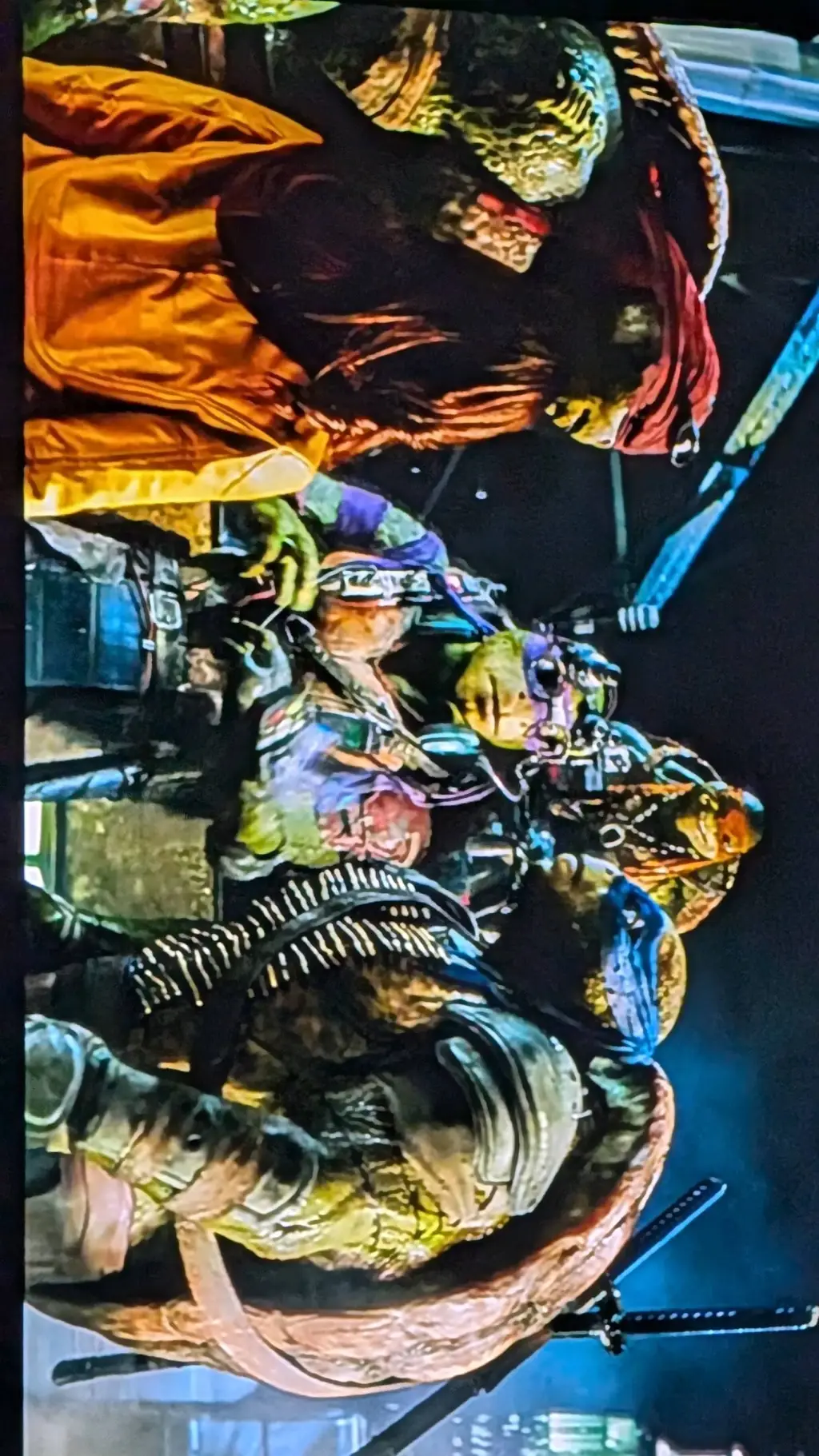 ai character: TMNT BAYVERSE  background