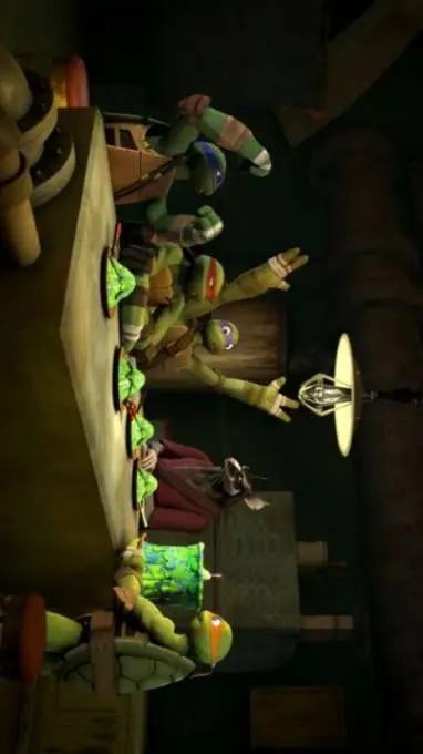 ai character: TMNT 2012 background