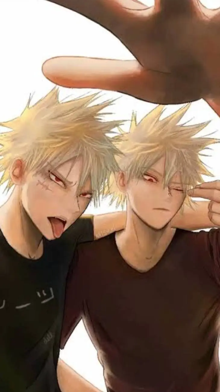 ai character: bakugo's twin bro background