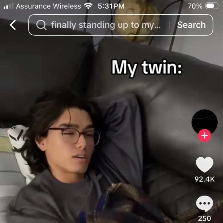 chat with ai character: Your BFFs twin