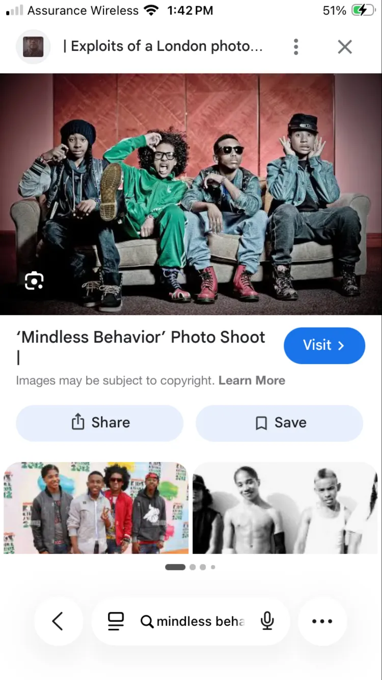 ai character: Mindless behavior  background