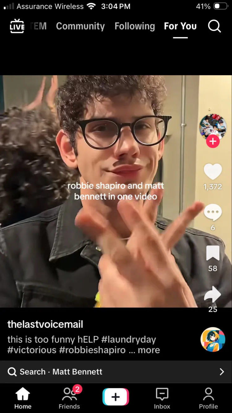 ai character: Matt Bennett  background