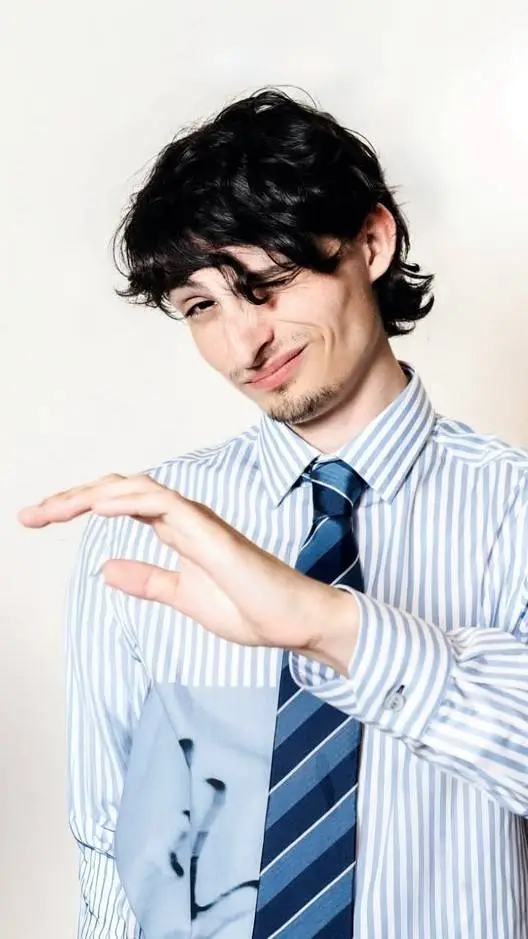 ai character: Finn Wolfhard  background
