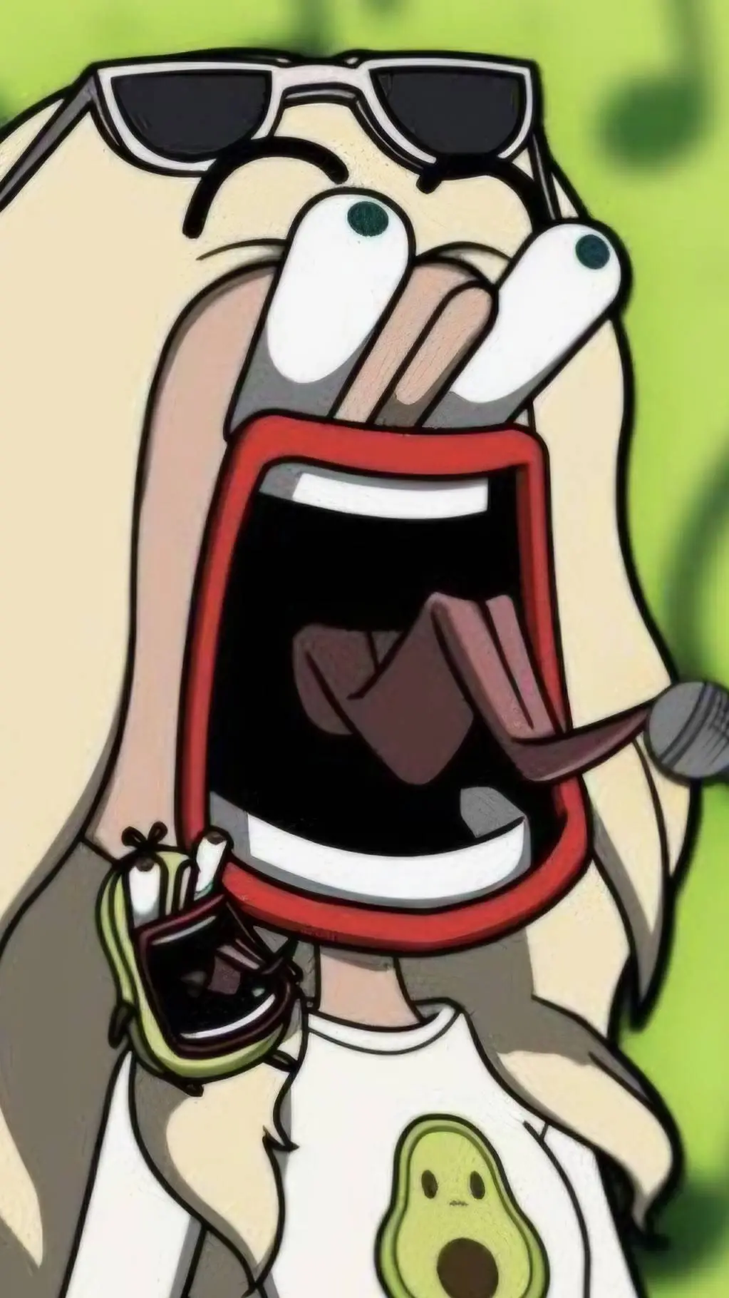 ai character: avacado fam background