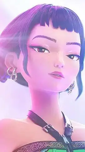 ai character: zoey  background