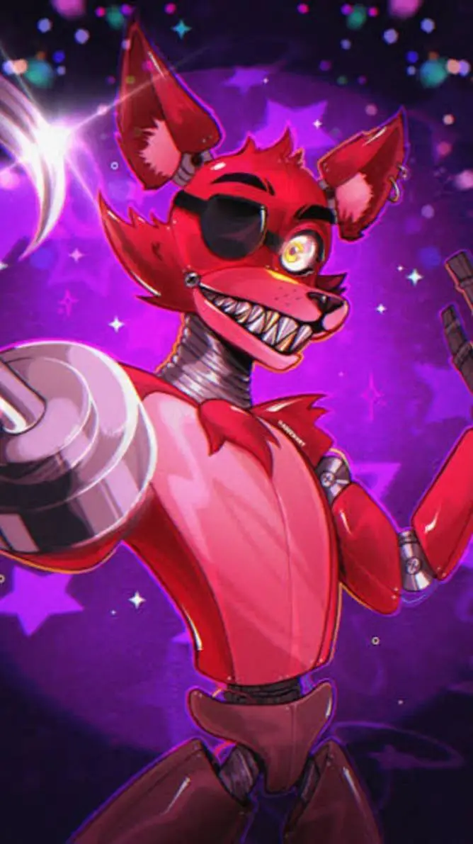 ai character: foxy background