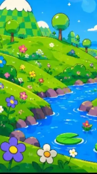 ai character: Digital heaven background