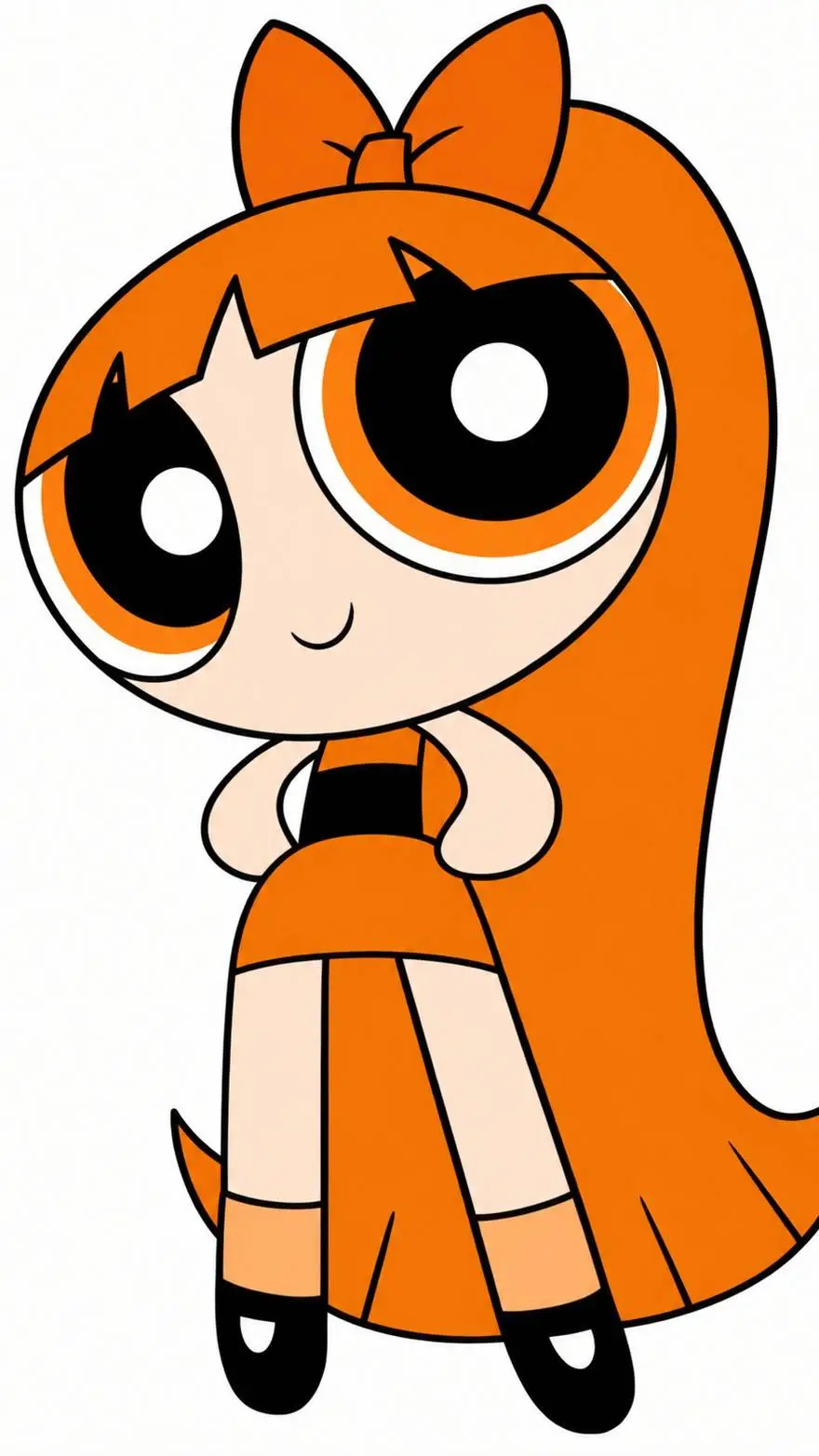 ai character: Blaze Utonium background