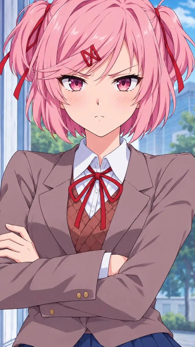 ai character: Natsuki  background