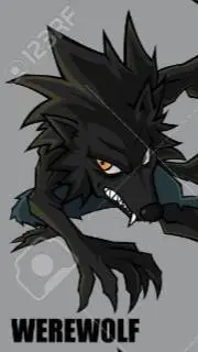 ai character: werewolf background