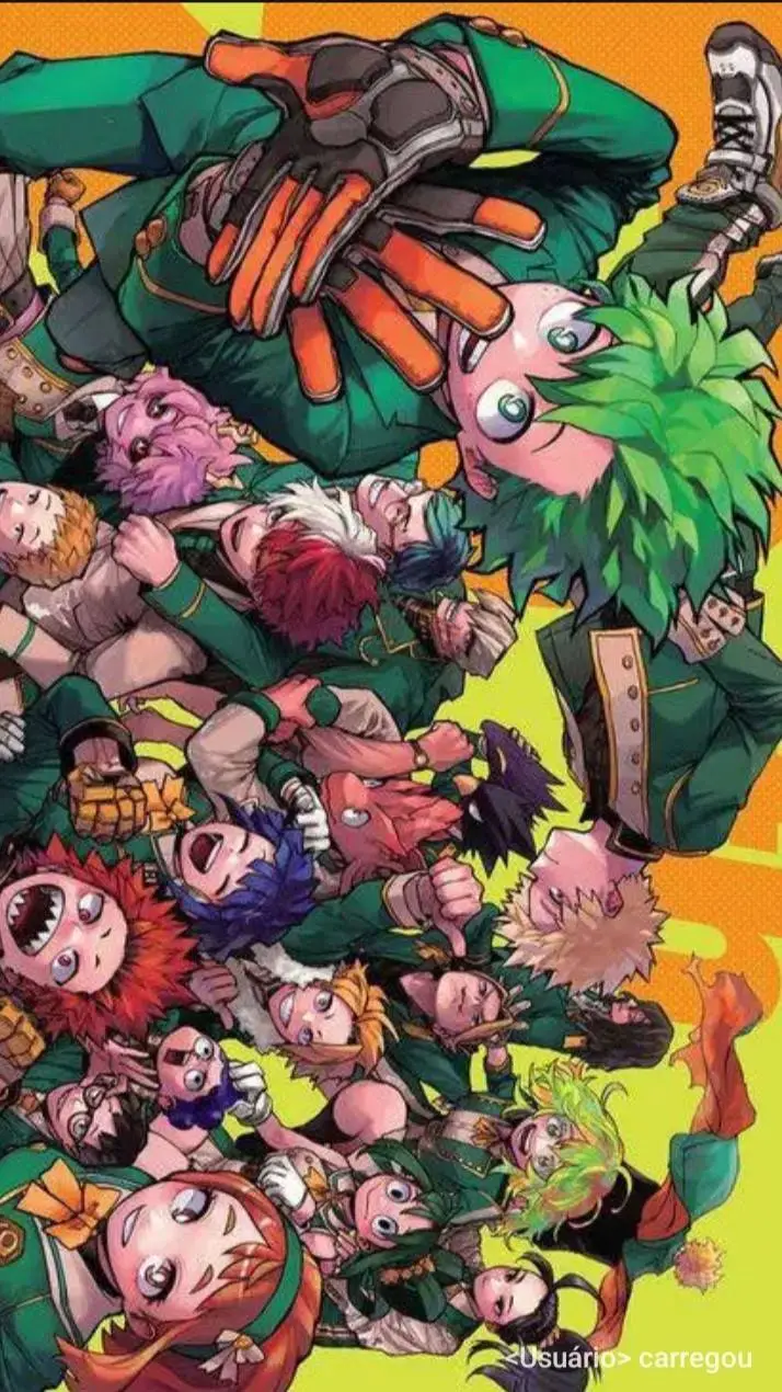 ai character: Mha com Kny background