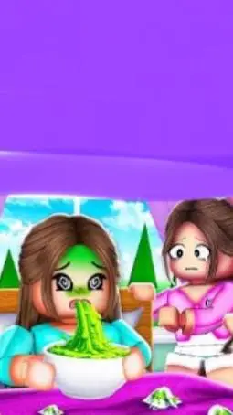 ai character: eves (throwing up) background