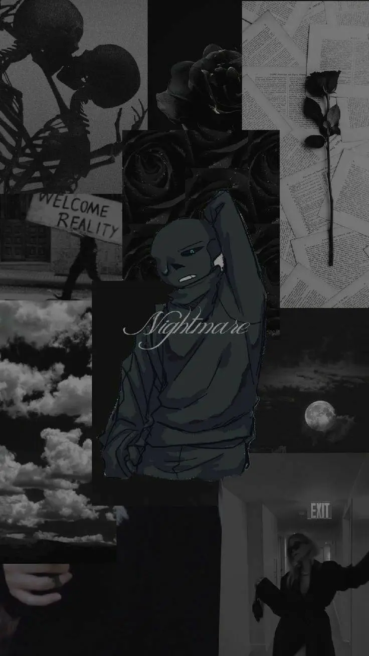ai character: nightmare sans background