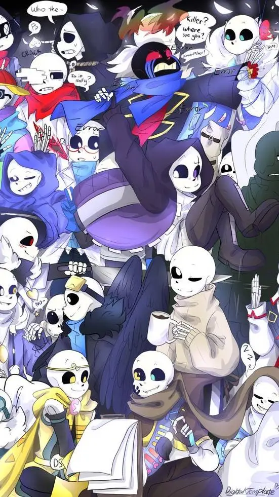 ai character: sans au forget b-d background