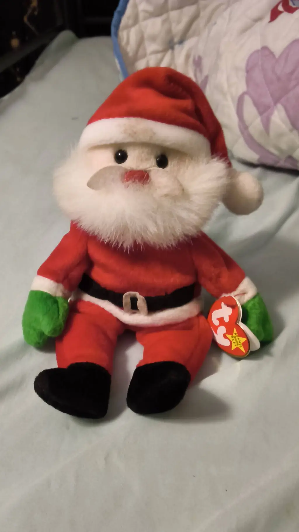 ai character: Santa  background