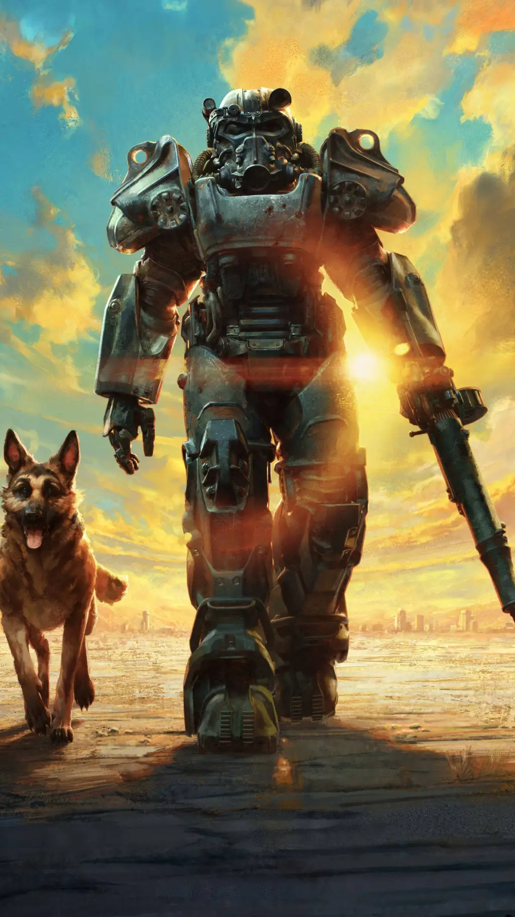 ai character: Fallout background