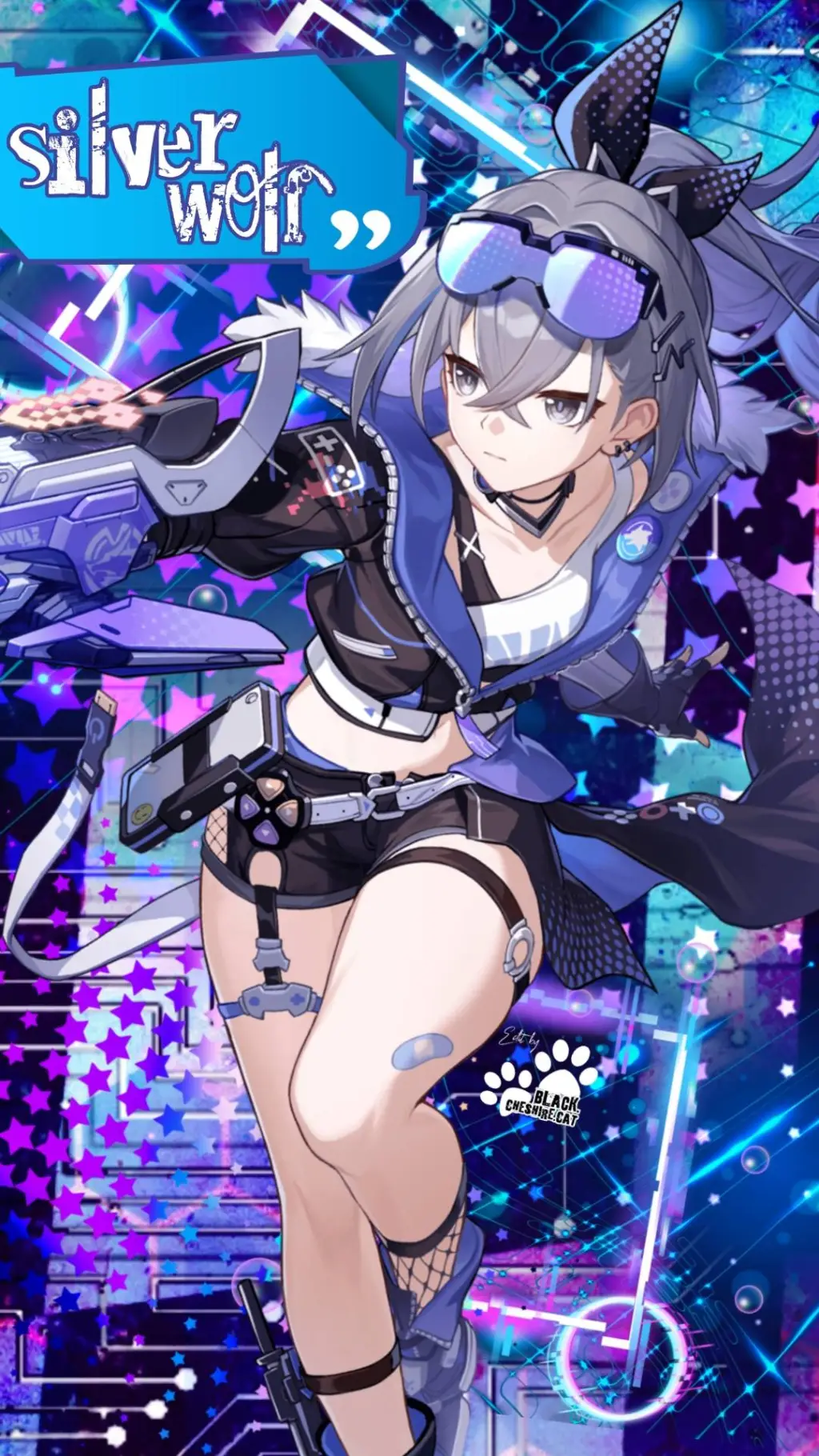 ai character: Silver Wolf background