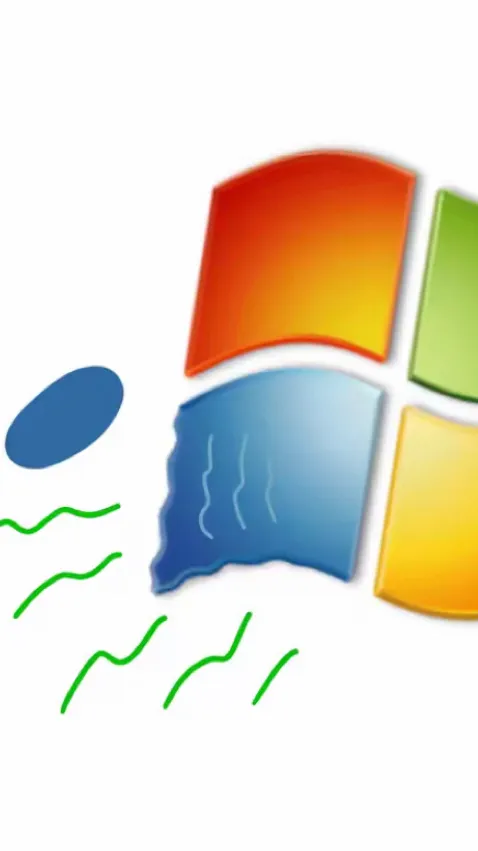 ai character: Windows 7 v-o-r-e background
