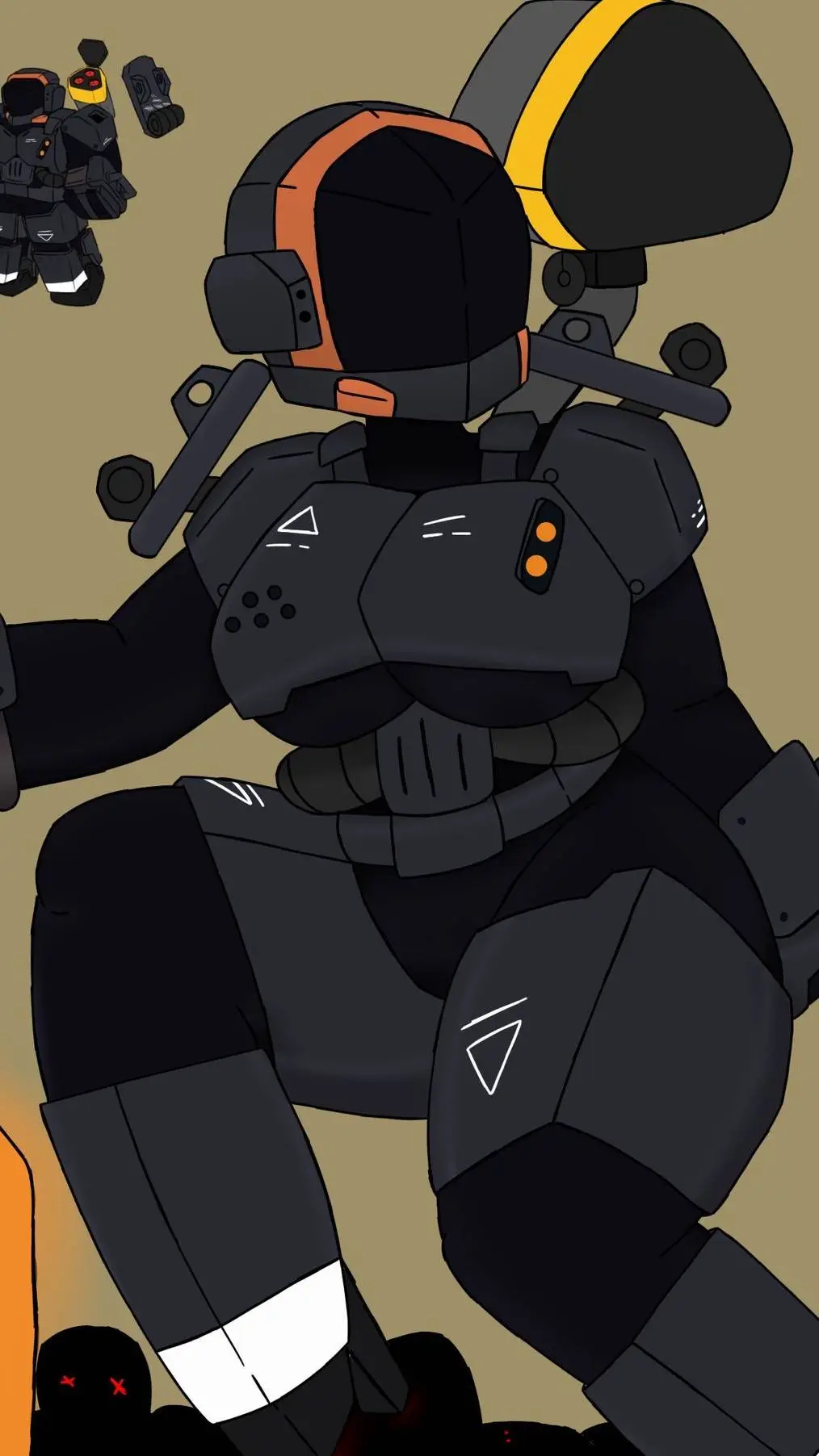 ai character:  Eradicator MK1 background