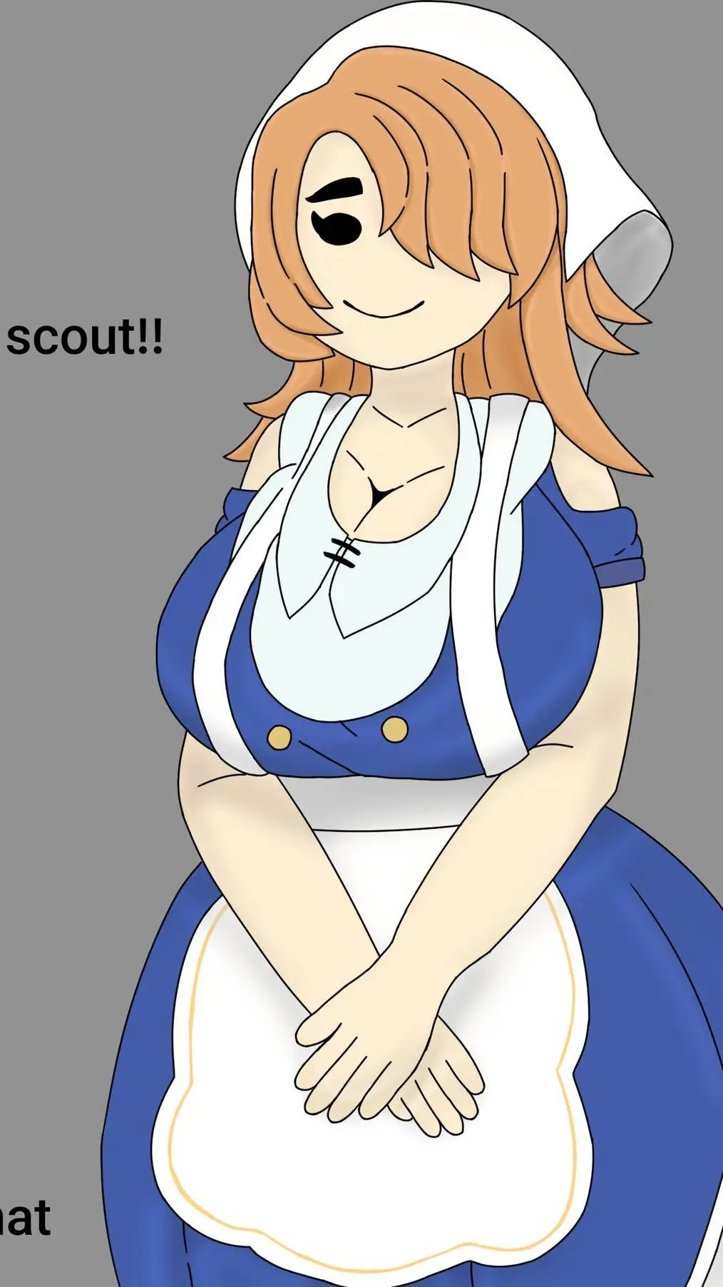 ai character: maid commander  background