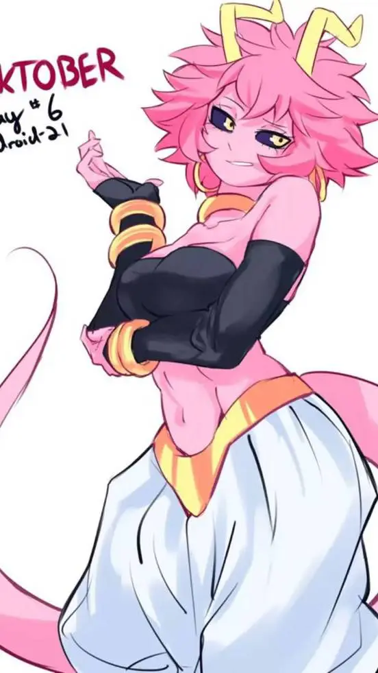 ai character: Mina Ashido 21 background