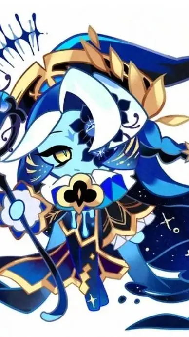 ai character: shadow milk cookie background
