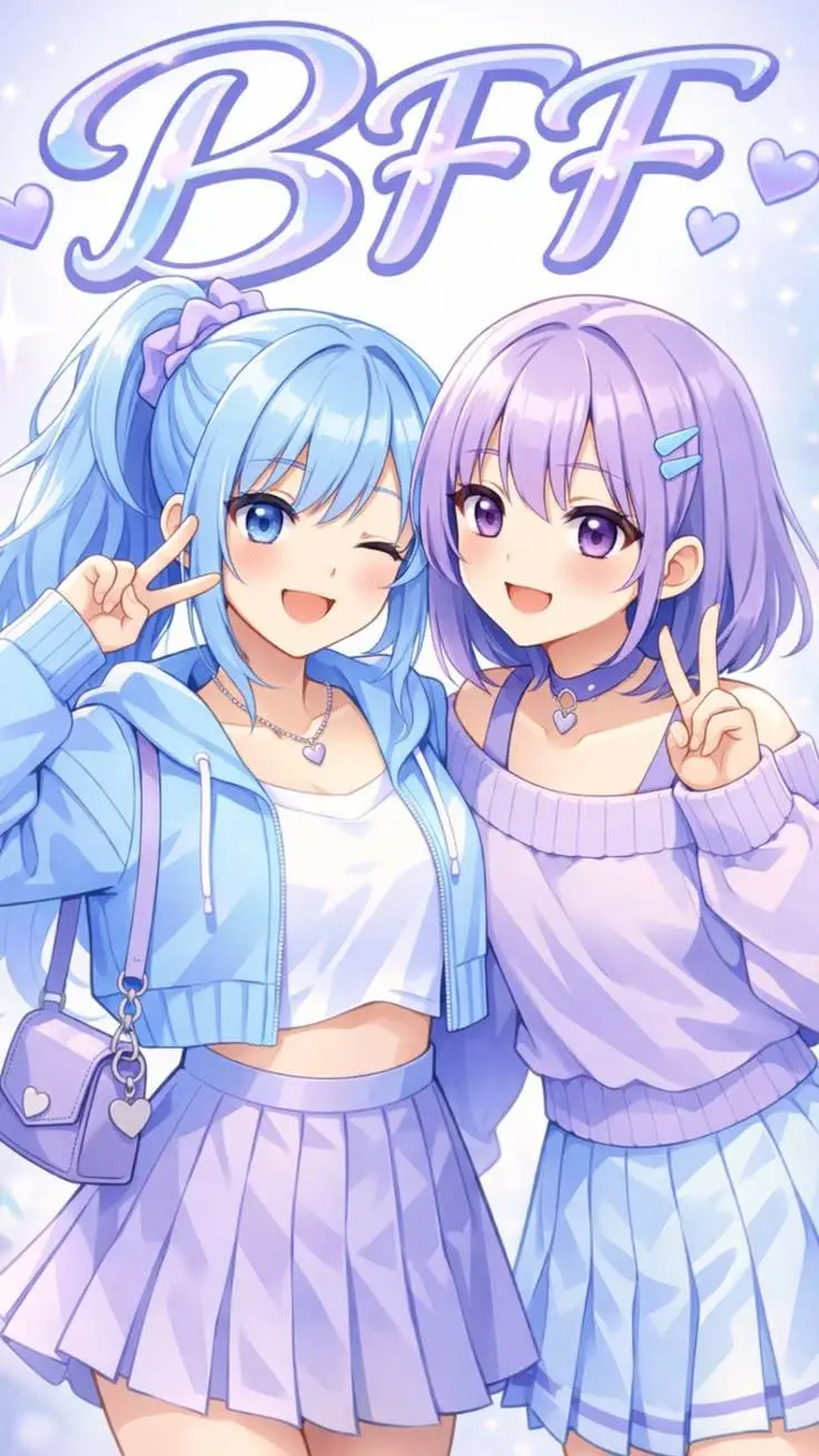 ai character: manon et maya  background