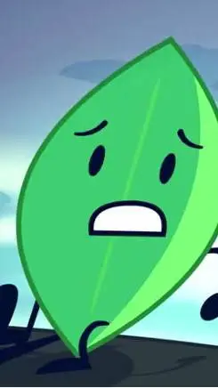 ai character: Leafy BFDIA 25 background