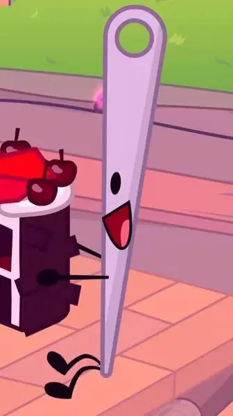 ai character: Needle (BFDI)  background