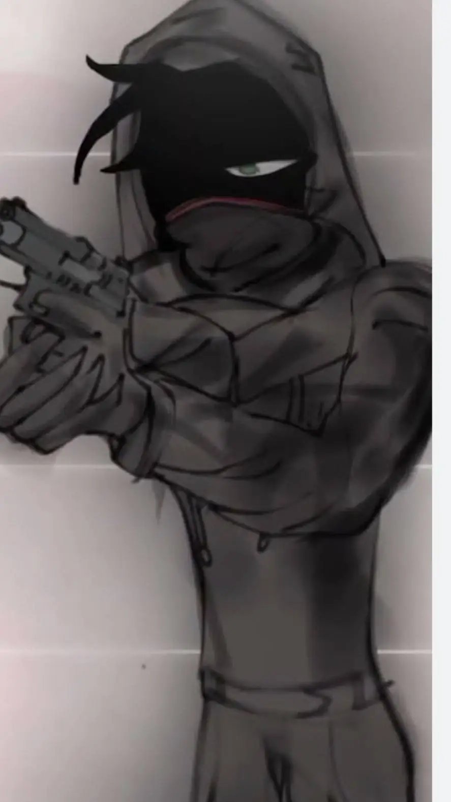 ai character: THATMOB gun scene background