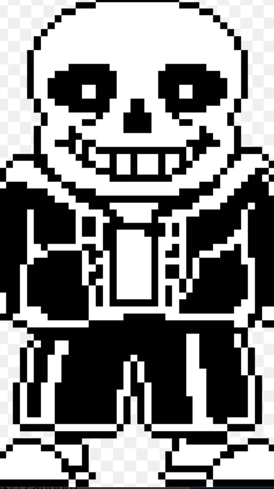 ai character: Frisk/Sans background