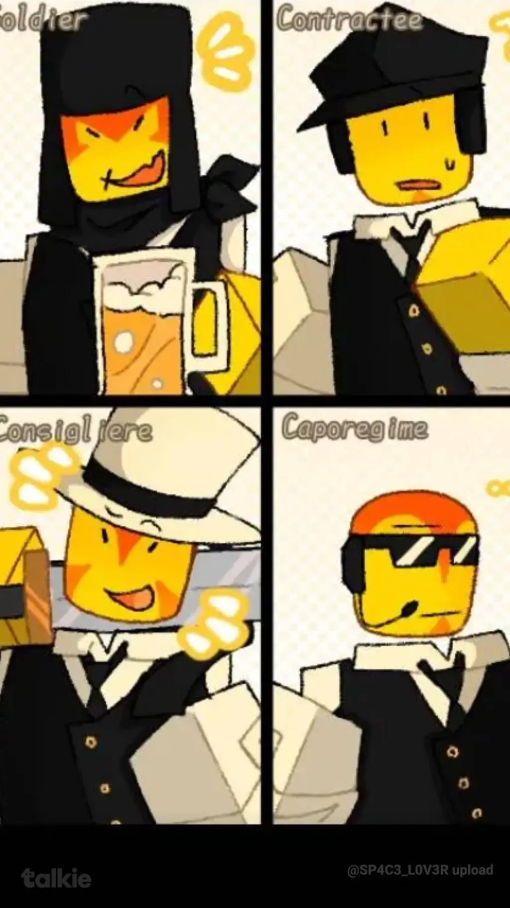 ai character: Mafioso and goons background