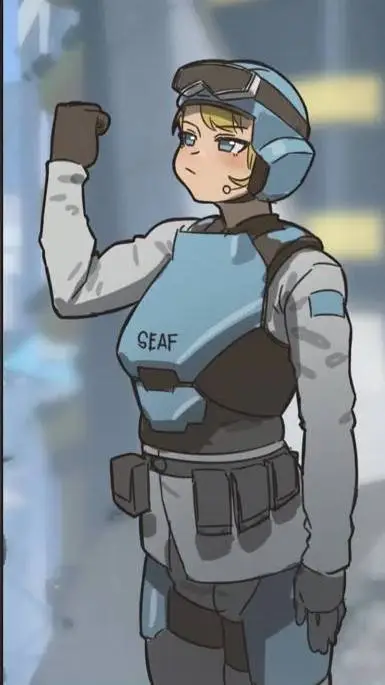 ai character: SEAF girl background