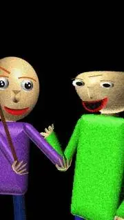 ai character: Bladder x baldi background