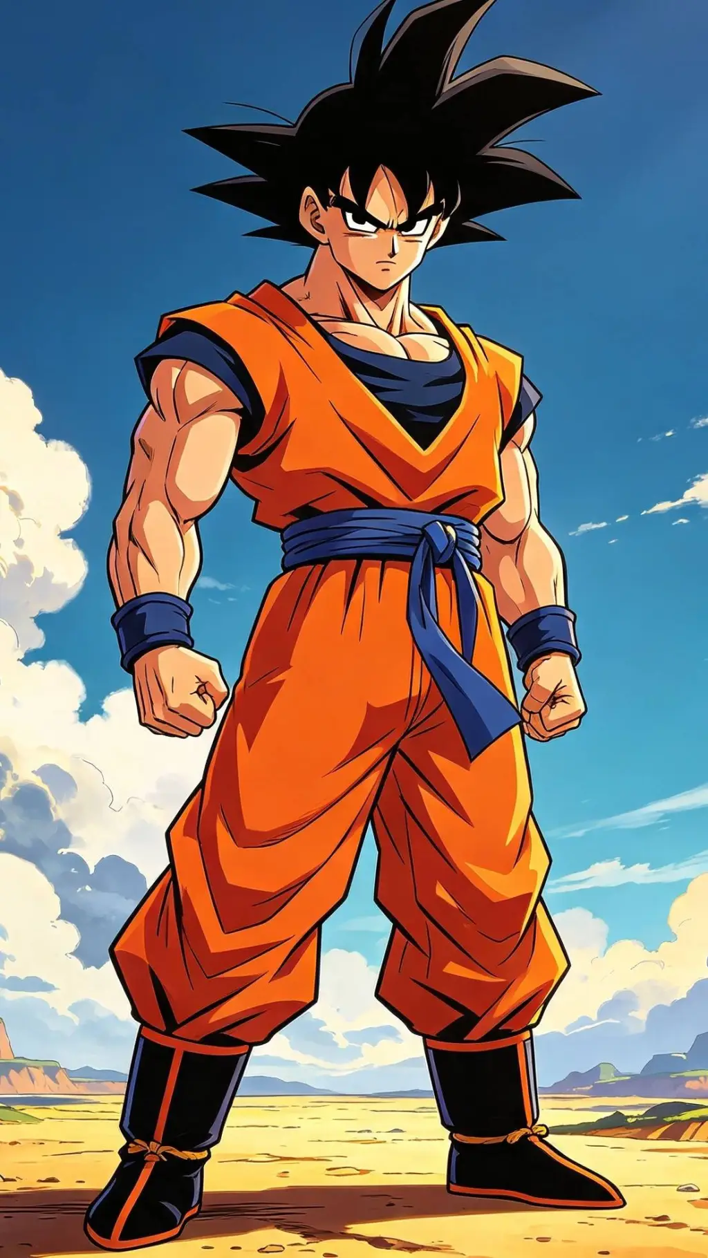 ai character: GOKU background