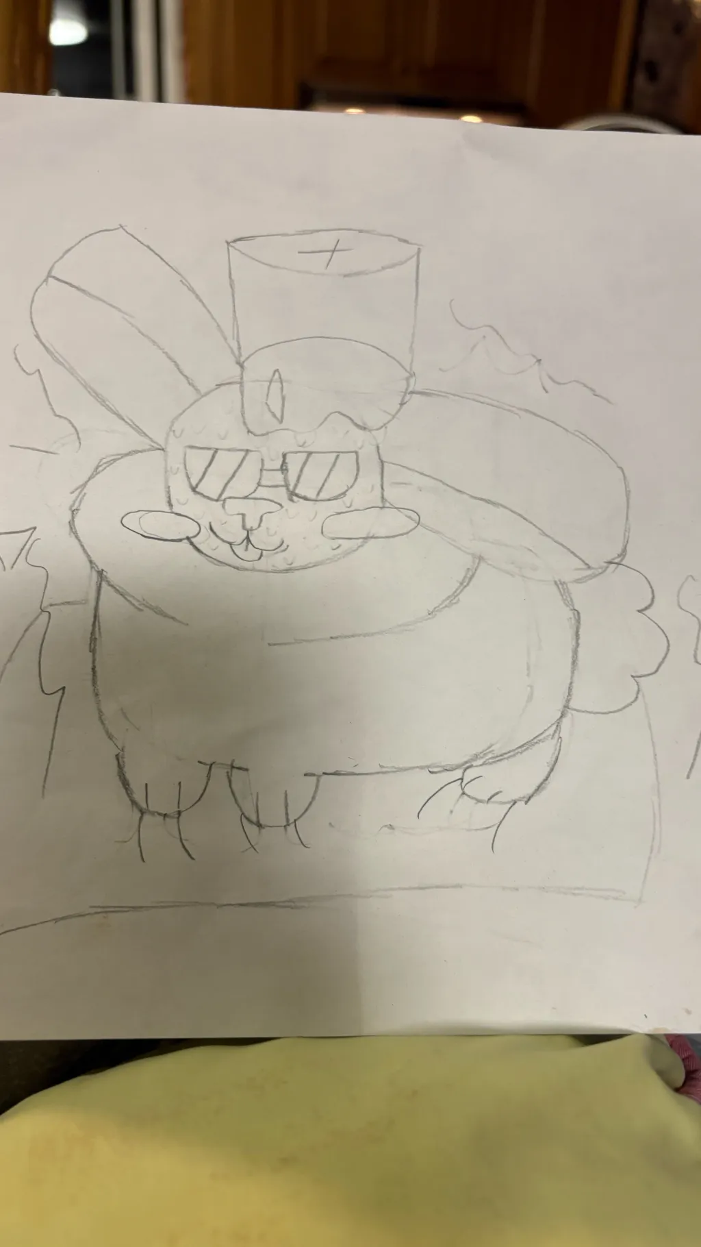 ai character: Bunny chance background