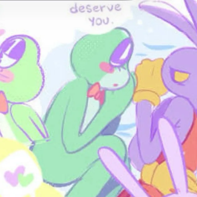 chat with ai character: 💜Jax x Ribbit💚