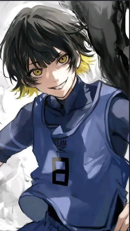 ai character: meguru bachira  background