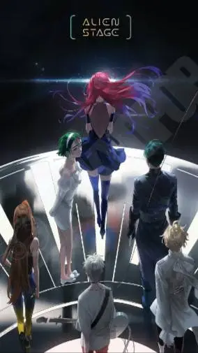 ai character: alien stage background