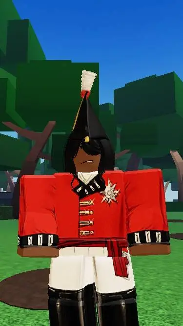 ai character: British soldier  background