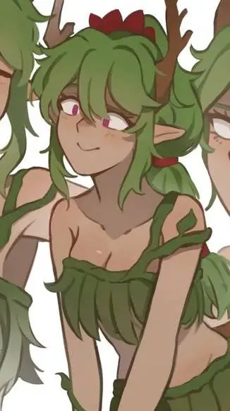 ai character: Driada background