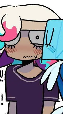ai character: 💜brush tissue💙 background