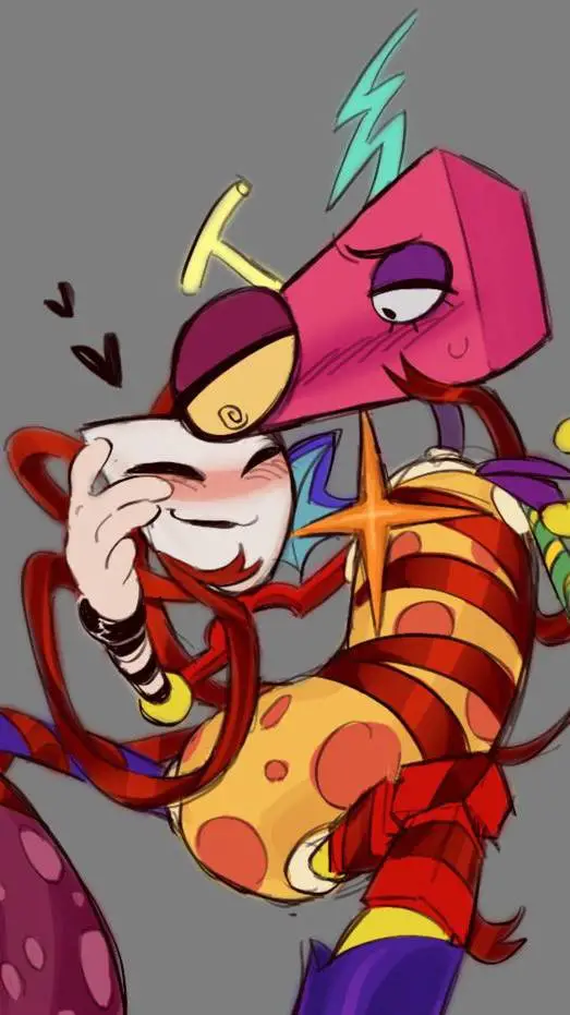 ai character: gangle x zooble background