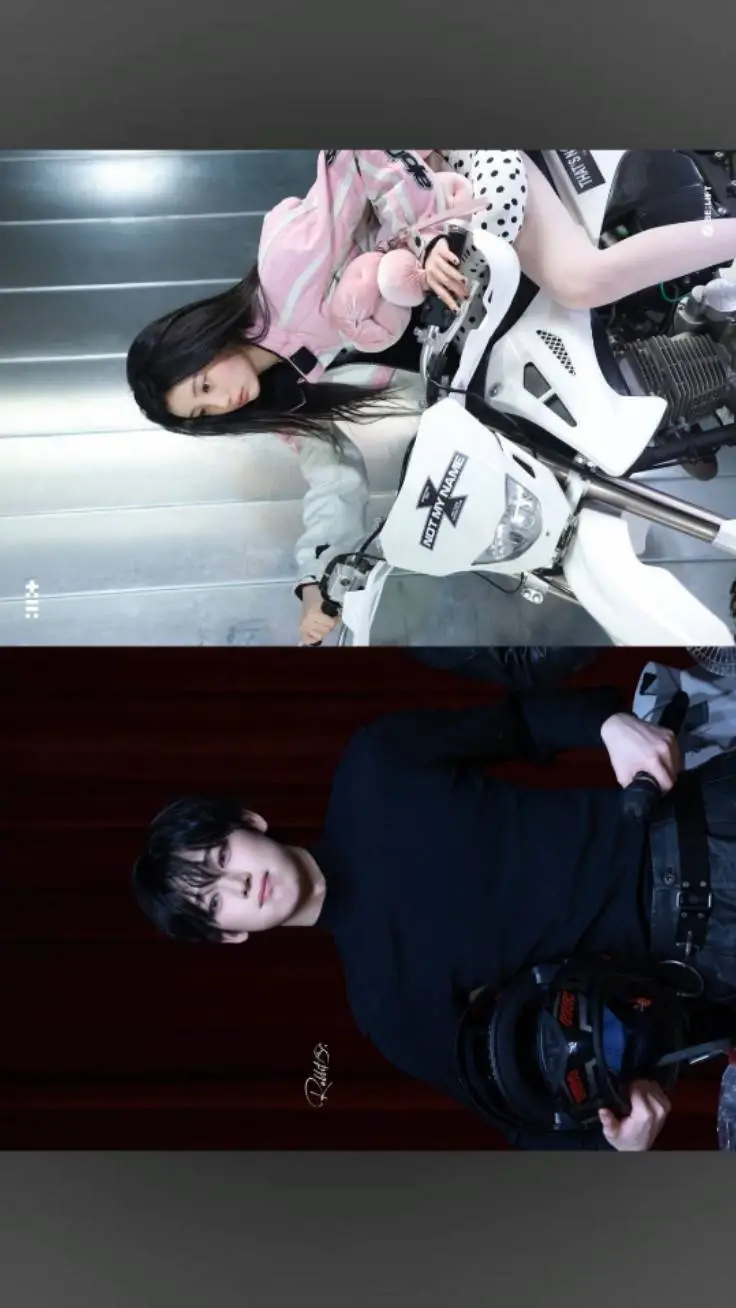 ai character: Motorcycle background
