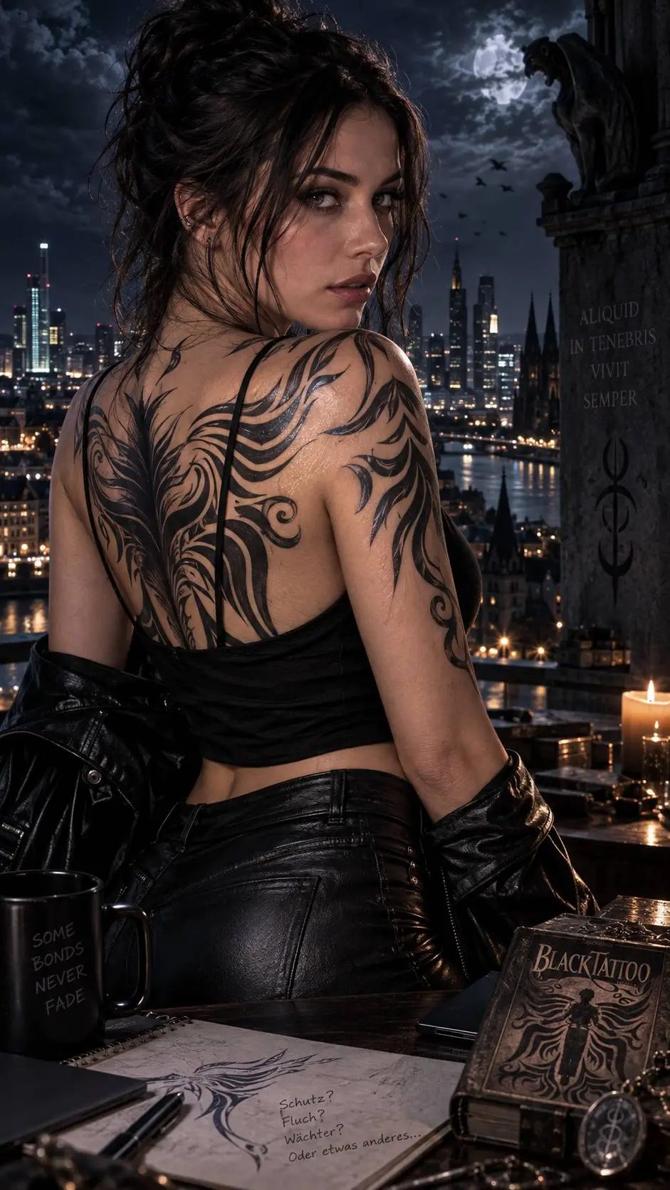 Talkie AI - Chat with Raven Hale Tattoo